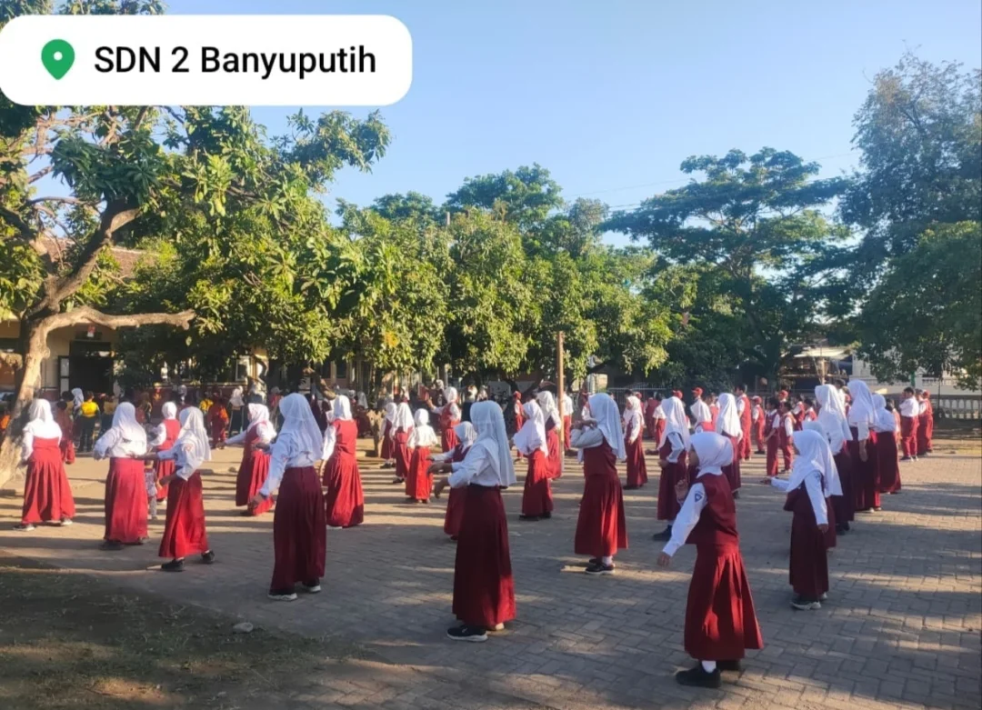 Senam Pagi Anak Situbondo dan Anak Indonesia Hebat